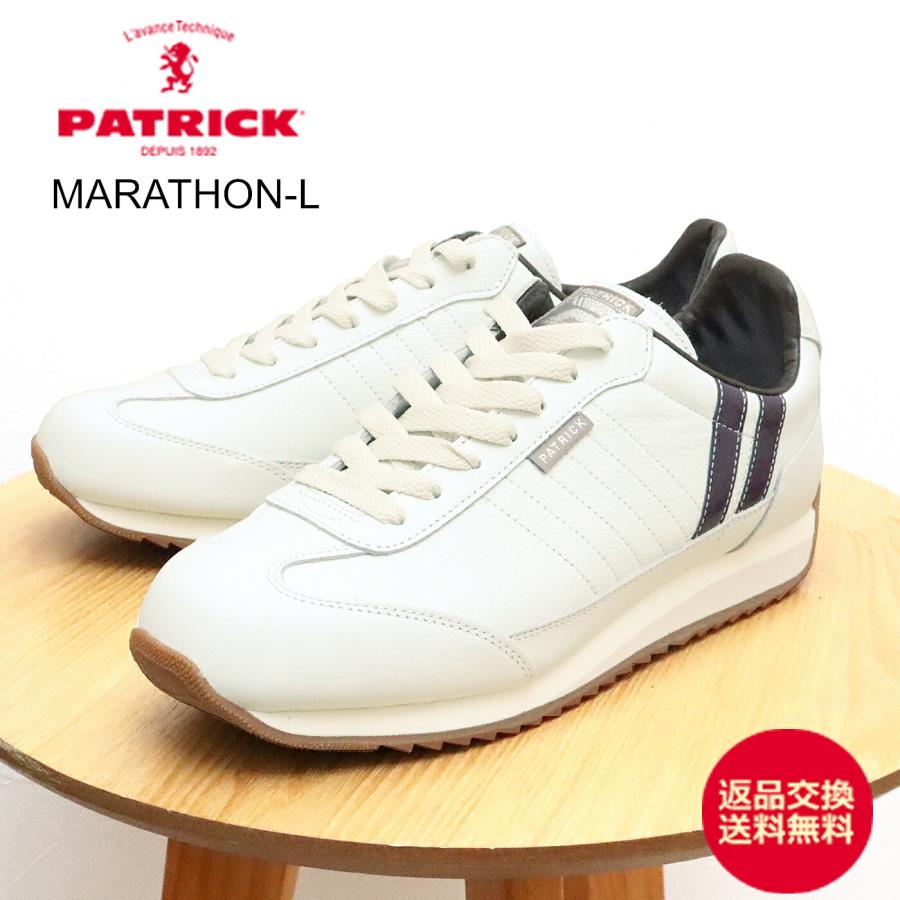 返品交換送料無料PATRICK パトリック MARATHON-L マラソン・レザー WHPL PATRICK（パトリック） MARATHON-L マラソン・レザー WHPL返品交換送料