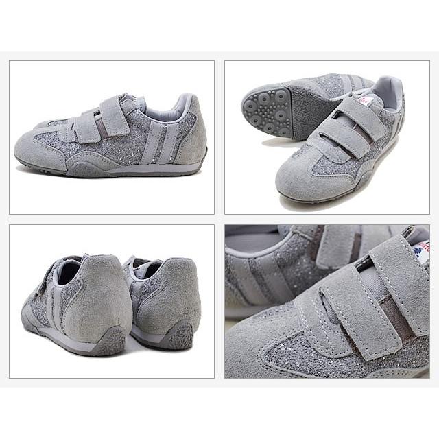 着後レビューで 送料無料 パトリック 子供靴 スニーカー キッズシューズ Patrick Jet V G ジェット ベルクロ グリッター Slv シルバー 14 cm 1cm刻み スニーカー スリッポン カラー シルバー