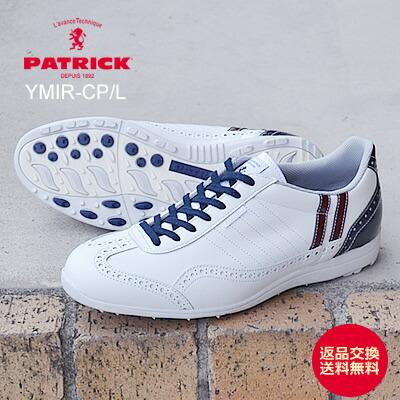 【返品交換送料無料】PATRICK パトリック YMIR-CUP/L イミル・カップ/レザー W/B.N　ホワイト/ボルドー・ネイビー　靴　スニーカー　スパイクレス ゴルフシューズ　日本製 PATRICK（パトリック） YMIR-CUP/L イミル・カップ/レザー W/B.N