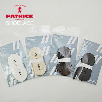 SL003 PATRICK SHOE LACES パトリック シューレース 110cm 120cm ロウ引き紐 平紐 ５５％以上節約 アクセサリー 当店一番人気 靴ひも