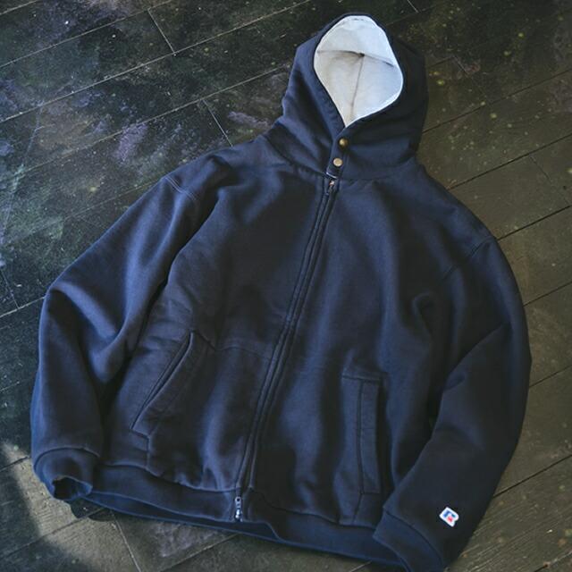 フーディー ブルゾン 撥水 Russell Athletic（ラッセル アスレティック） RUSSELL×BerBerJinPro
