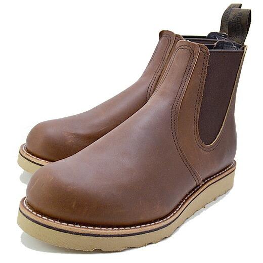 RED WING レッドウィング 3190 CLASSIC CHELSEA クラシックチェルシー Amber "Harnes"  アンバー”ハーネス”サイドゴア返品交換送料無料の画像