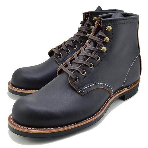 シ*)様 レッドウイング MADE IN USA スエード ワークブーツ 黒 RED WING SHOES レッドウイング レッドウィング 3345 BLACKSMITH