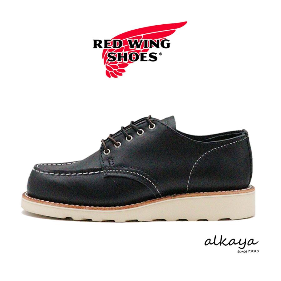 RED WING レッドウィング 3608 WOMEN'S  CLASSIC MOC OXFORD ウィメンズ  クラシックモック オックスフォード BLACK BOUNDARY　返品交換送料無料