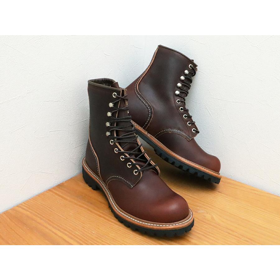 RED WING レッドウィング Style No.4585 D 8-inch Logger 8インチロガー BRIAR”OIL SLICK” ブライアー・オイルスリック ブーツ ビブラム返品交換送料無料の画像