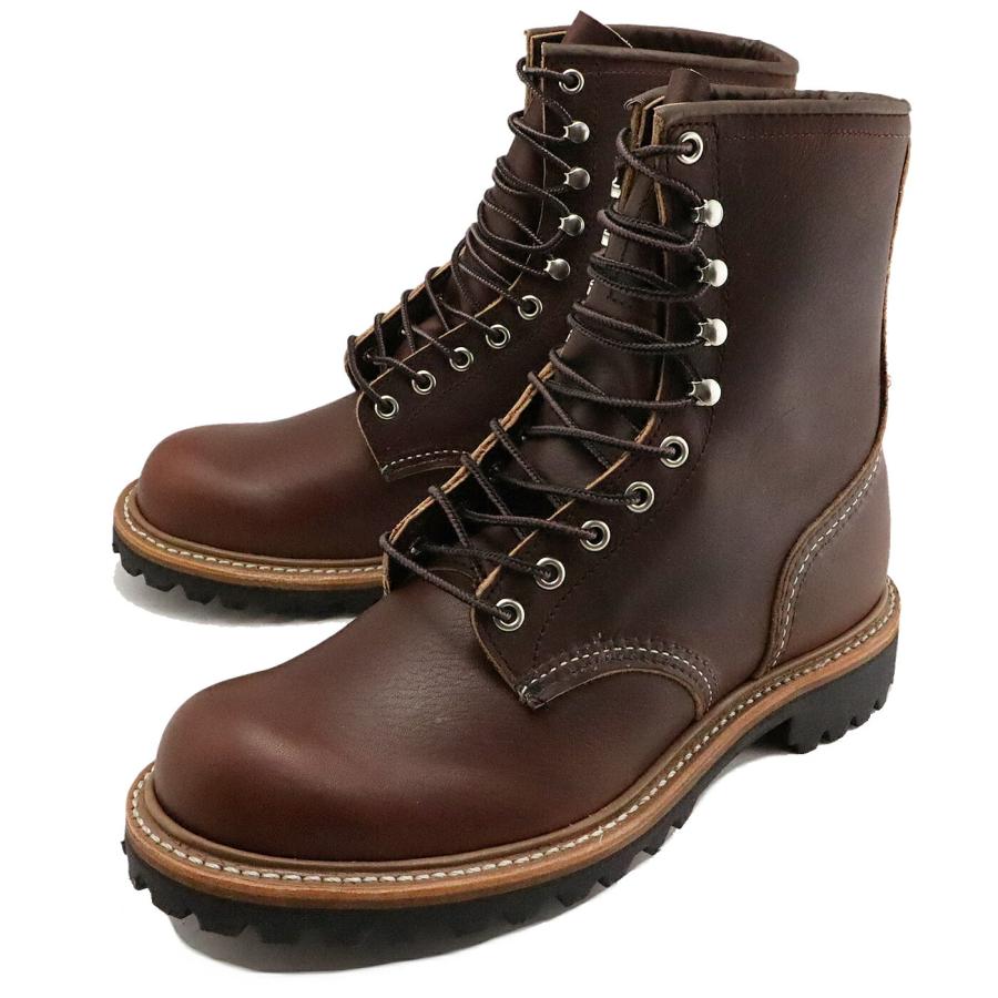 RED WING レッドウィング Style No.4585 D 8-inch Logger 8インチロガー BRIAR”OIL SLICK” ブライアー・オイルスリック ブーツ ビブラム返品交換送料無料の画像