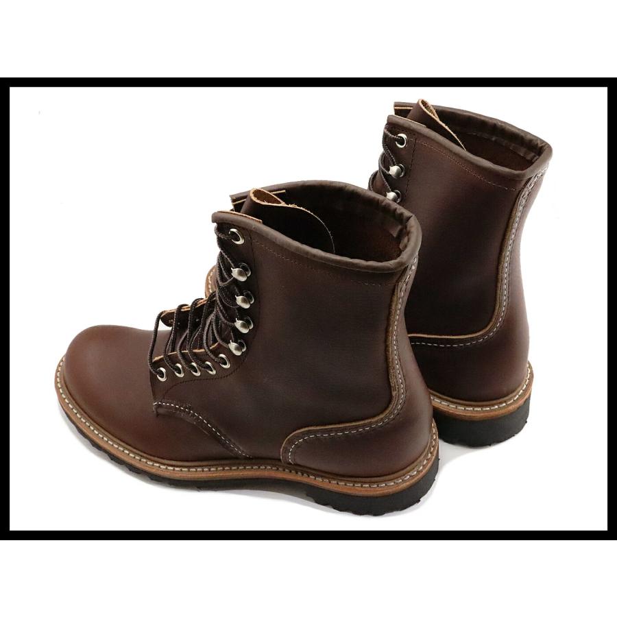 RED WING レッドウィング Style No.4585 D 8-inch Logger 8インチロガー BRIAR”OIL SLICK” ブライアー・オイルスリック ブーツ ビブラム返品交換送料無料の画像