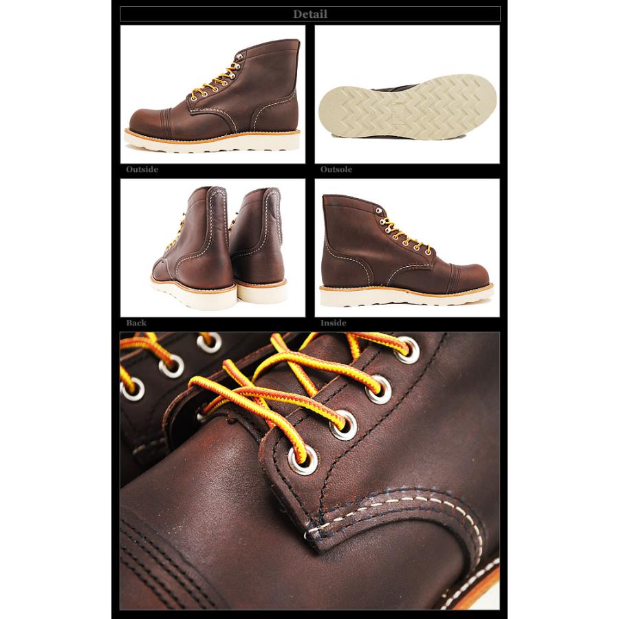 RED WING レッドウィング 8088 IRON RANGER TRACTION TRED アイアンレンジャー トラクショントレッド AMBER HARNESS返品交換送料無料の画像