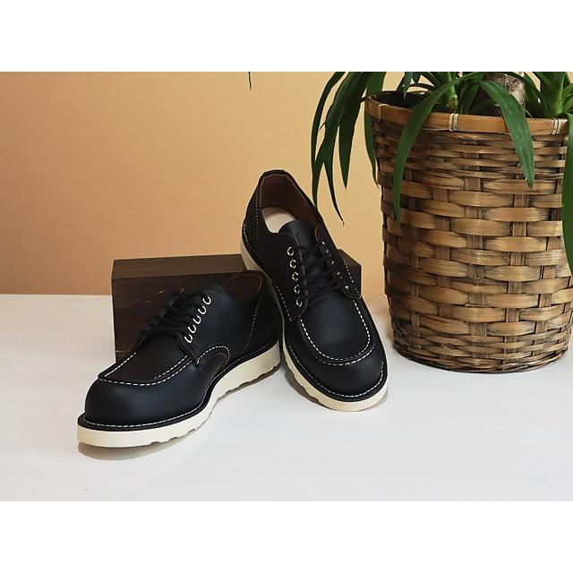 RED WING レッドウィング Style No.8090 CLASSIC MOC OXFORD クラシック モック オックスフォード ブラック・プレーリー返品交換送料無料の画像