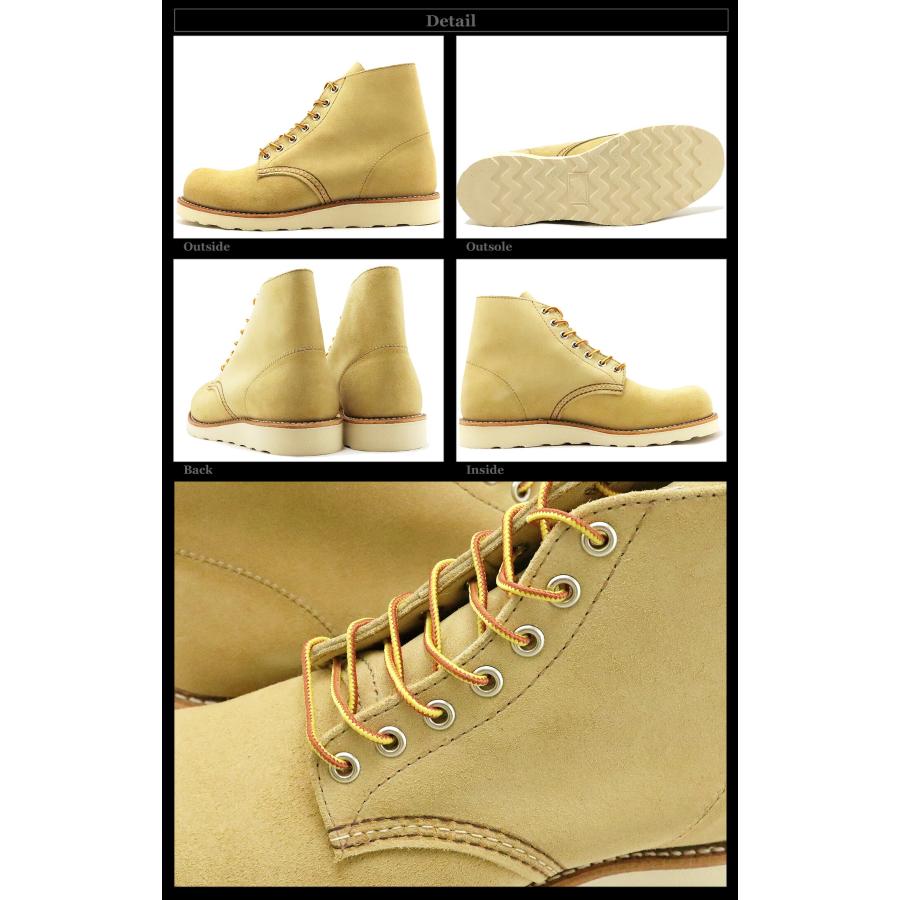 RED WING レッドウィング 8167 6-INCH CRASSIC ROUND 6インチ クラシック ラウンド ホーソーン アビリーン ラフアウト ラウンドトゥ返品交換送料無料 | RED WING SHOES | 05
