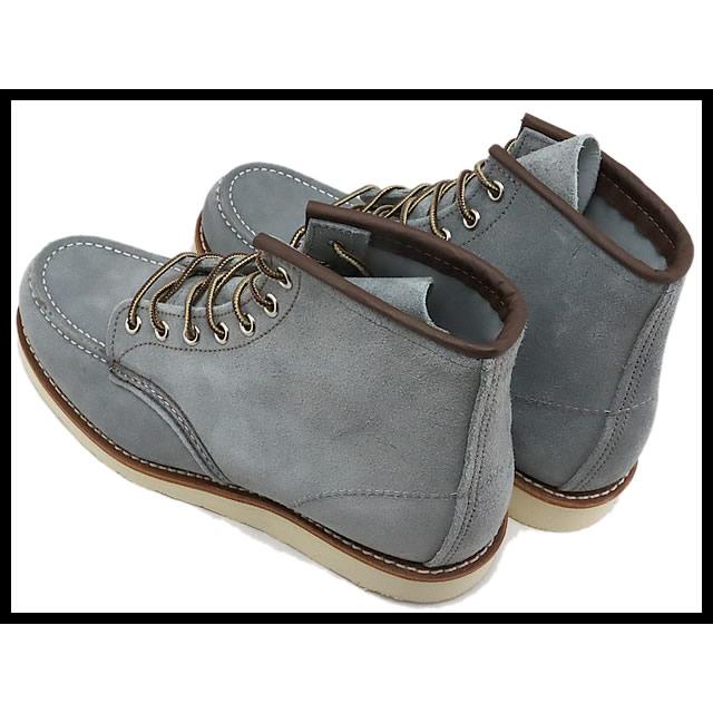 RED WING レッドウィング 8800 CLASSIC WORK 6"MOC-TOE クラシックワーク 6インチ モックトゥ  ダスティブルー”アビリーン”返品交換送料無料の画像