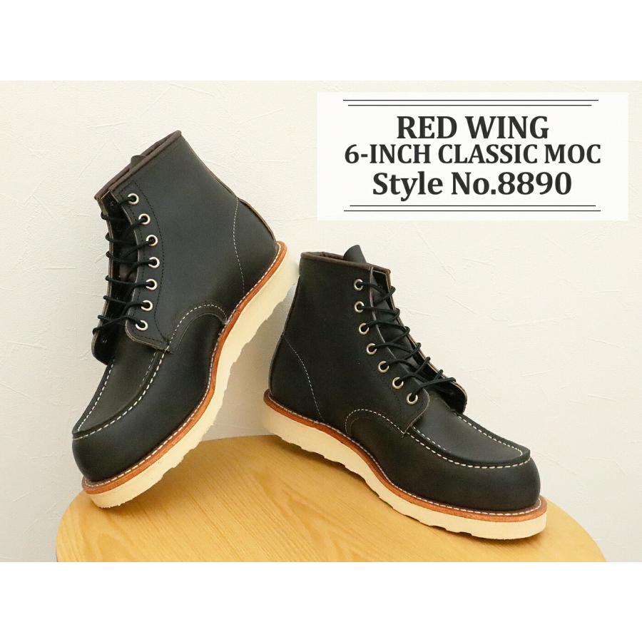 RED WING レッドウィング 8890 6-INCH CLASSIC MOC 6インチ クラシックモック返品交換送料無料の画像