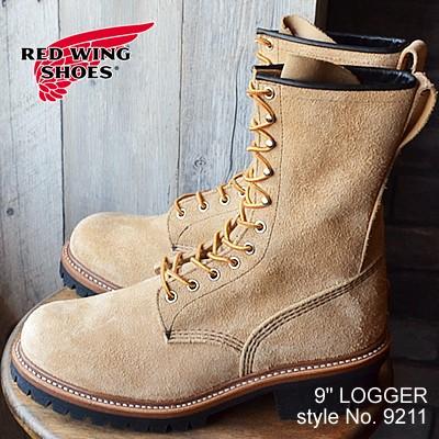 【返品交換送料無料】RED WING レッドウィング 9211 9" LOGGER 9インチ ロガー Tan"Bullhide