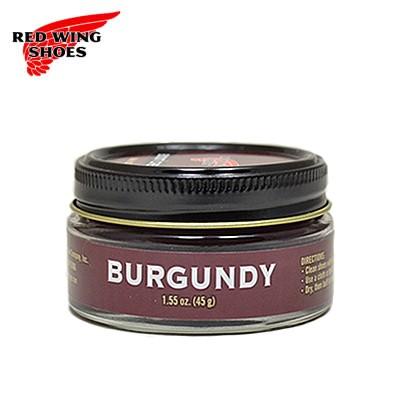 red wing burgundy boot cream