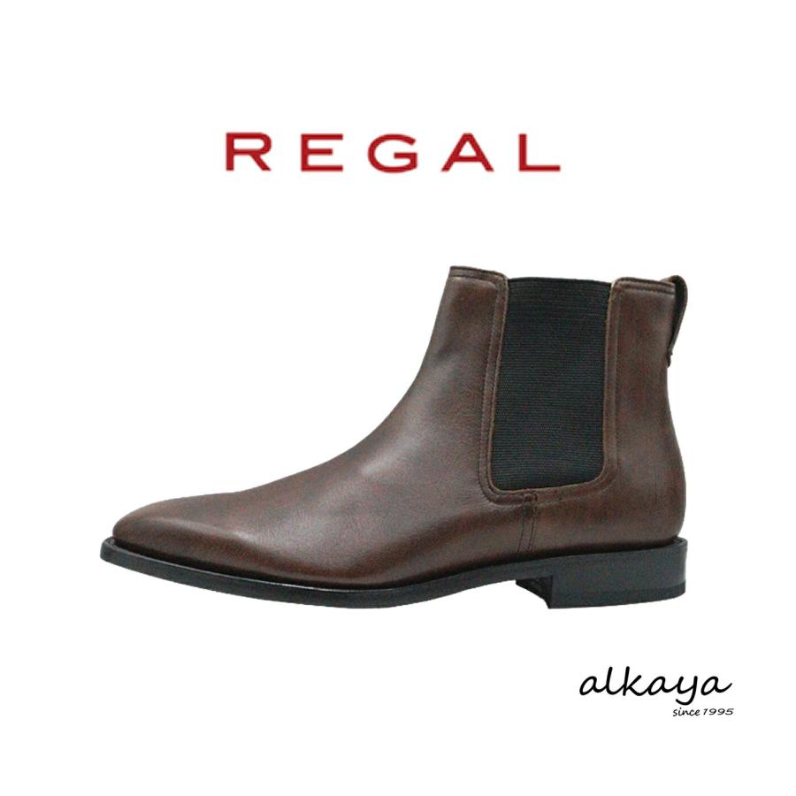 REGAL（リーガル） サイドゴアブーツ 19CLCD DARKBROWN ダークブラウン