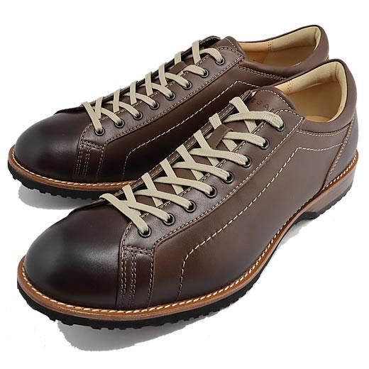 REGAL（リーガル） レースアップレザースニーカー 60ELBA BROWN