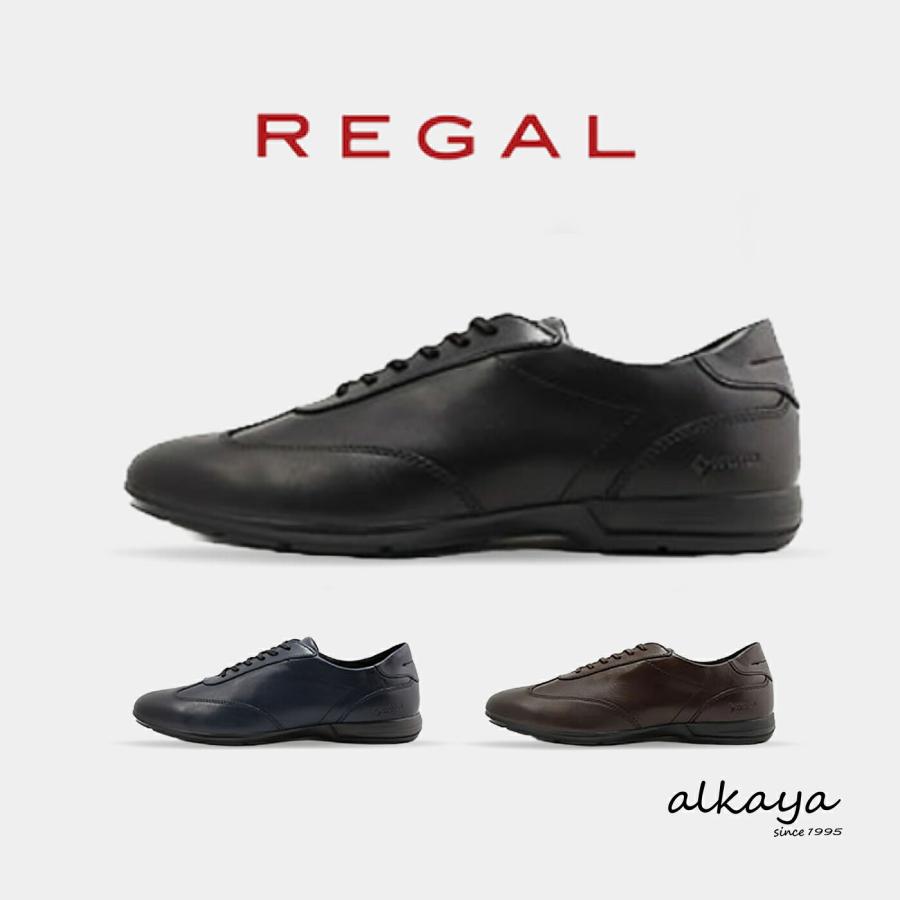 REGAL（リーガル） レースアップレザースニーカー GORE-TEX 70CL BLACK