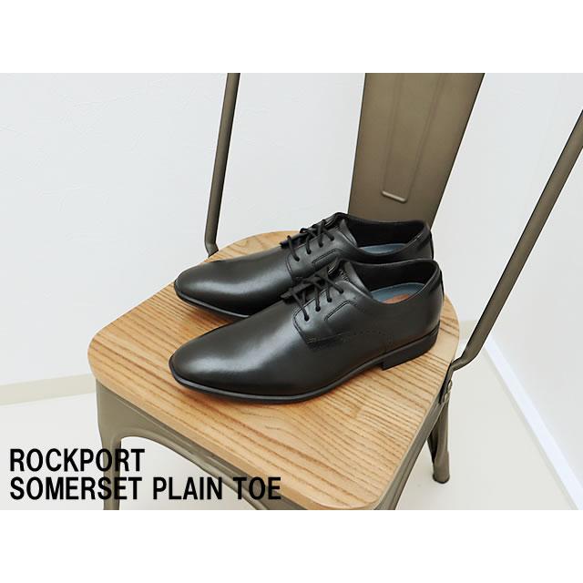 ロックポート ROCKPORT サマセット キャップ トゥ （ブラック） ROCKPORT（ロックポート） SOMERSET PLAIN TOE サマセット プレーン