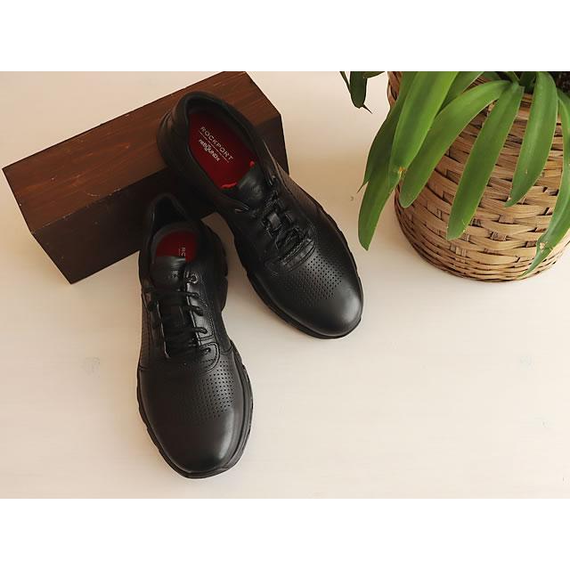 ROCKPORT ロックポート REBOUNDX PLAIN TOE リバウンドエックス プレーン トゥ ブラック ウォーキングシューズ レザー カウレザー メンズ返品交換送料無料_2