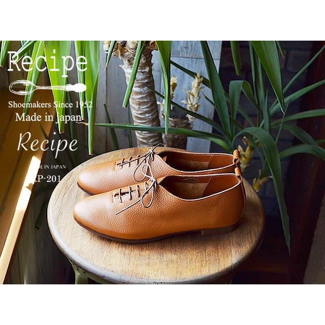 Recipe（レシピ） レースアップシューズ CAM キャメル 靴 レディース