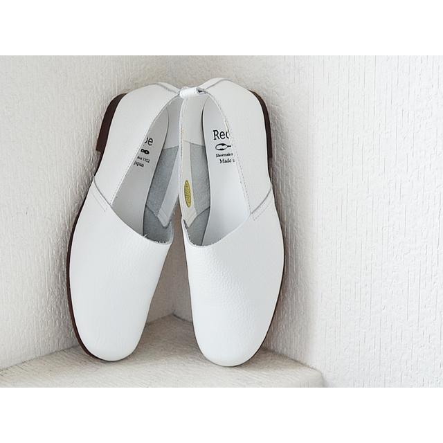 Recipe（レシピ） Lカットスリッポン WHT ホワイト 靴 レディース
