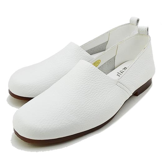 Recipe（レシピ） Lカットスリッポン WHT ホワイト 靴 レディース