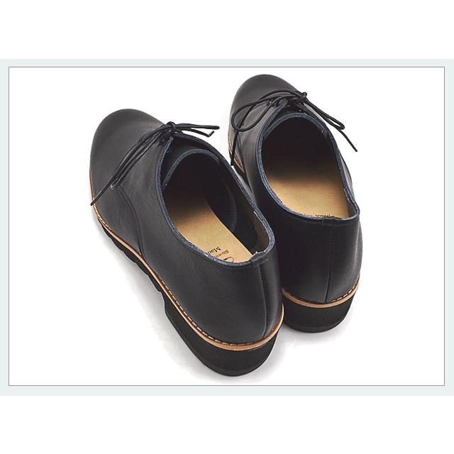 Recipe（レシピ） RP-308 レースアップシューズ BLK ブラック 靴