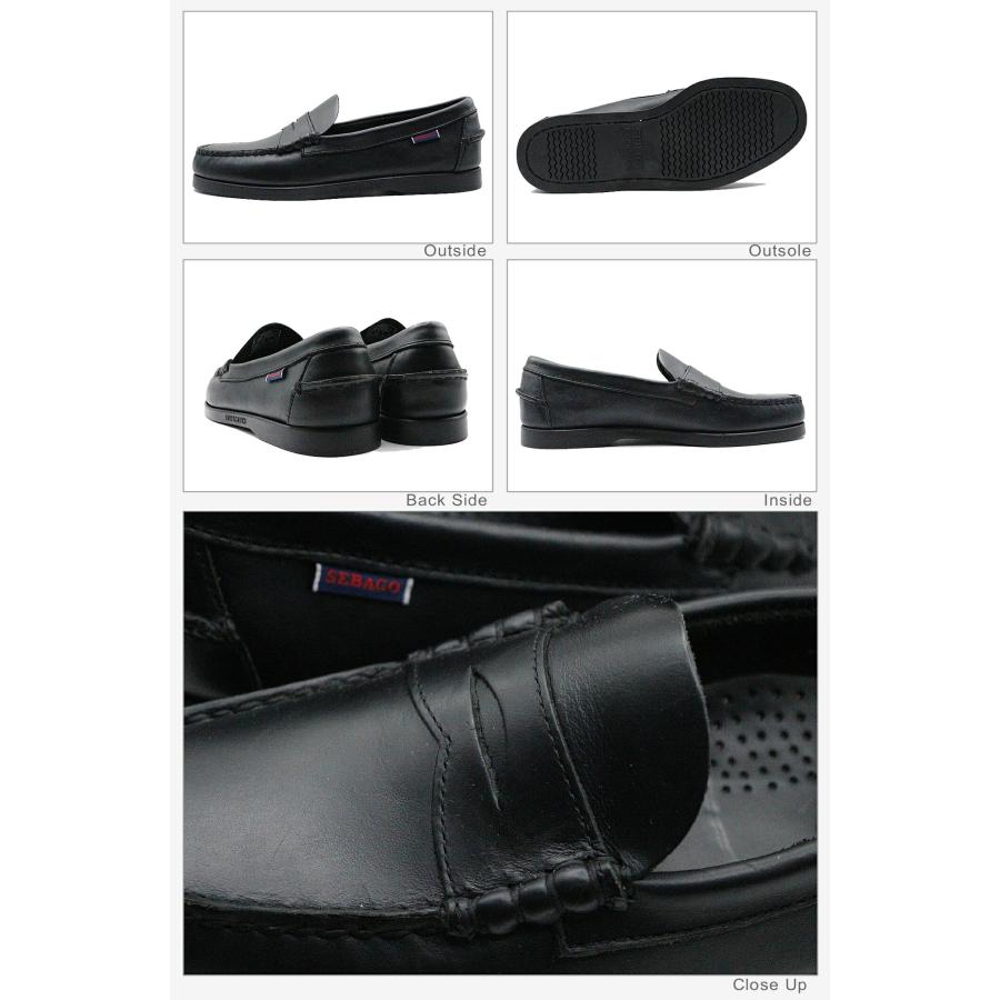 SEBAGO（セバゴ） DOLPHIN WAXED ドルフィン ワックスド BLACK