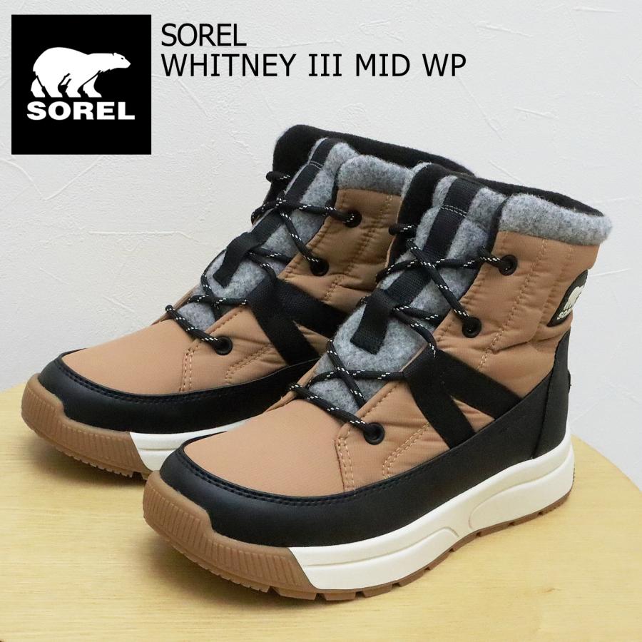 SOREL ソレル レディース WHITNEY III MID WP ウィットニー３　ミッドウォータープルーフ SOREL（ソレル） レディース WHITNEY III MID WP ウィットニー3