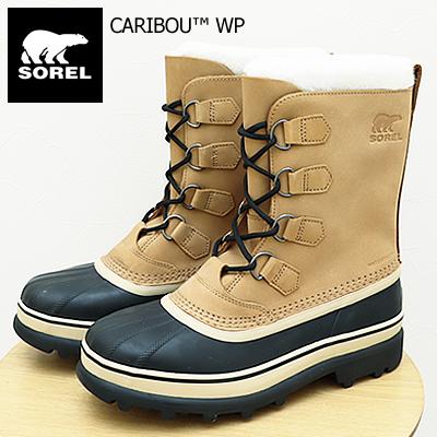 SOREL ソレル CARIBOU WP カリブーウォータープルーフ Buff バフ 靴 シューズ ウィンター ブーツ 防水 防寒 メンズ 返品交換送料無料 SOREL（ソレル） CARIBOU WP カリブーウォータープルーフ Buff バフ 靴