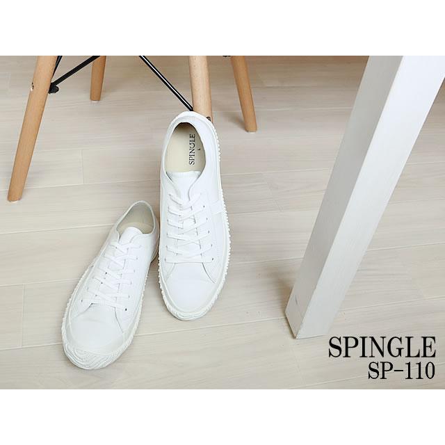 スピングルムーヴ SP110 ホワイト XS（約22.5cm） SP-110 White | 国産ハンドメイド スニーカー スピングル
