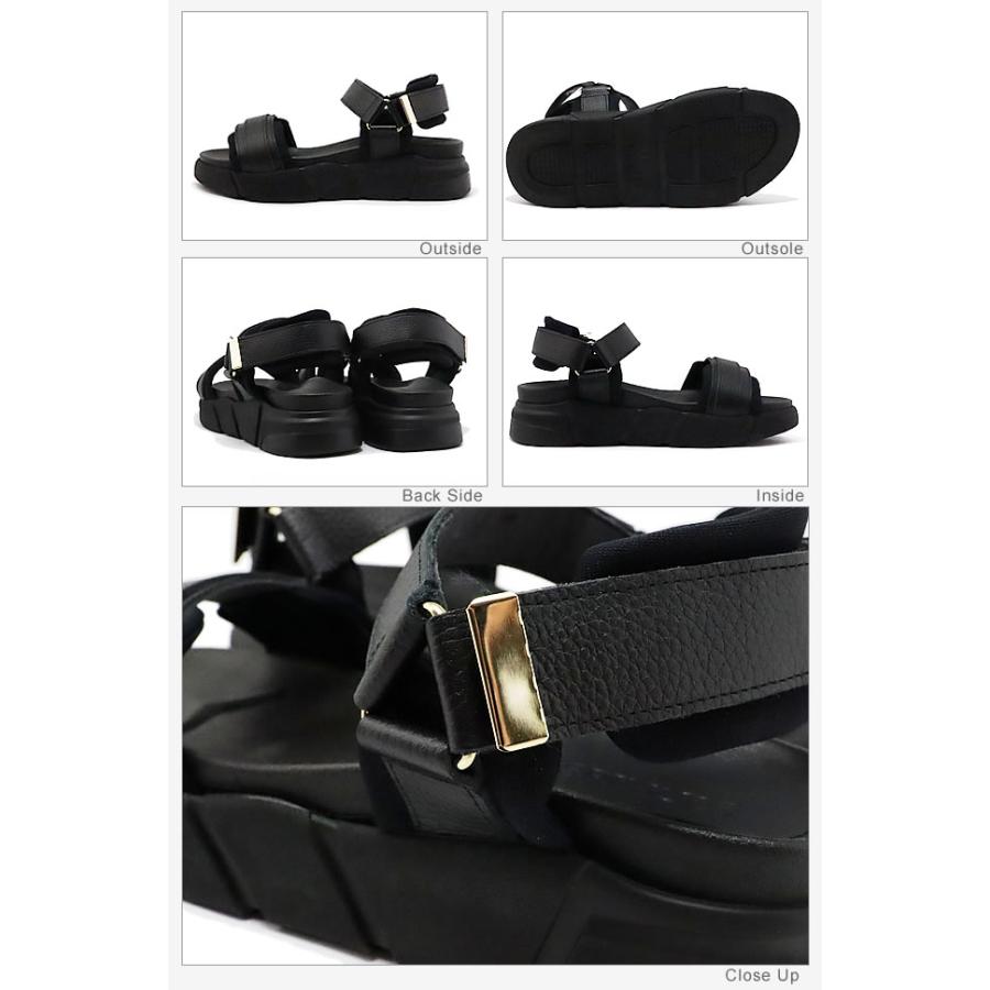 SPINGLE（スピングル） SP-1716 BLACK ブラック レディース ベルクロ