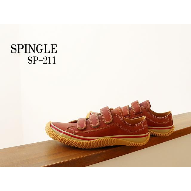 SPINGLE スピングル SP-211（旧SPM-211） RED レッド 靴 スニーカー ベルクロシューズ スピングルムーヴ スピングルムーブ 返品交換送料無料｜928wing｜02