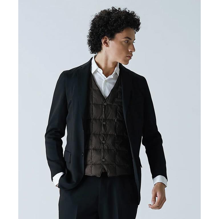 TAION（タイオン） V-NECK BUTTON DOWN GILLET ベーシック Vネック