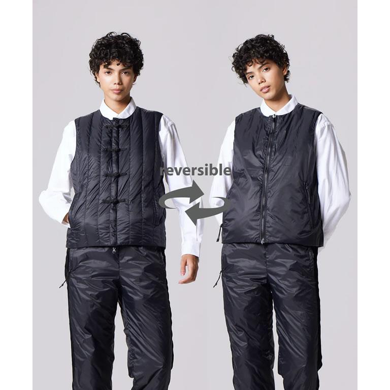 TAION（タイオン） REVERSIBLE CHINA BUTTON INNER DOWN VEST ジャパン