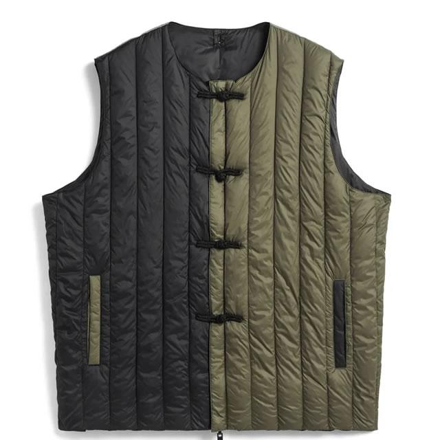 TAION（タイオン） REVERSIBLE CHINA BUTTON INNER DOWN VEST ジャパン