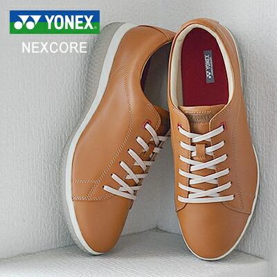 半額 YONEX ヨネックス  NEXCORE ネクスコア パワークッション SHW107 LIGHT BROWN ライトブラウン 3.5E コンフォート ウォーキング 靴  シューズ