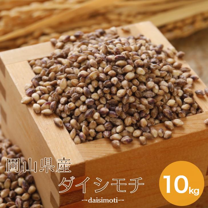 新麦 令和8年産 岡山県産 ダイシモチ 10kg（5kg×2袋） 紫もち麦 国産