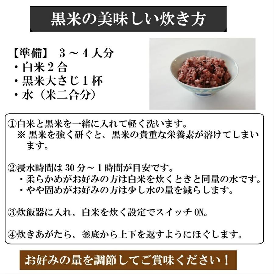 令和5年産 黒米 900g 【450g×2袋】  ポイント消化 雑穀米 お試し 食品 健康 美容 1kg以下 メール便 ダイエット 国産 古代米 送料無料｜9461534｜09