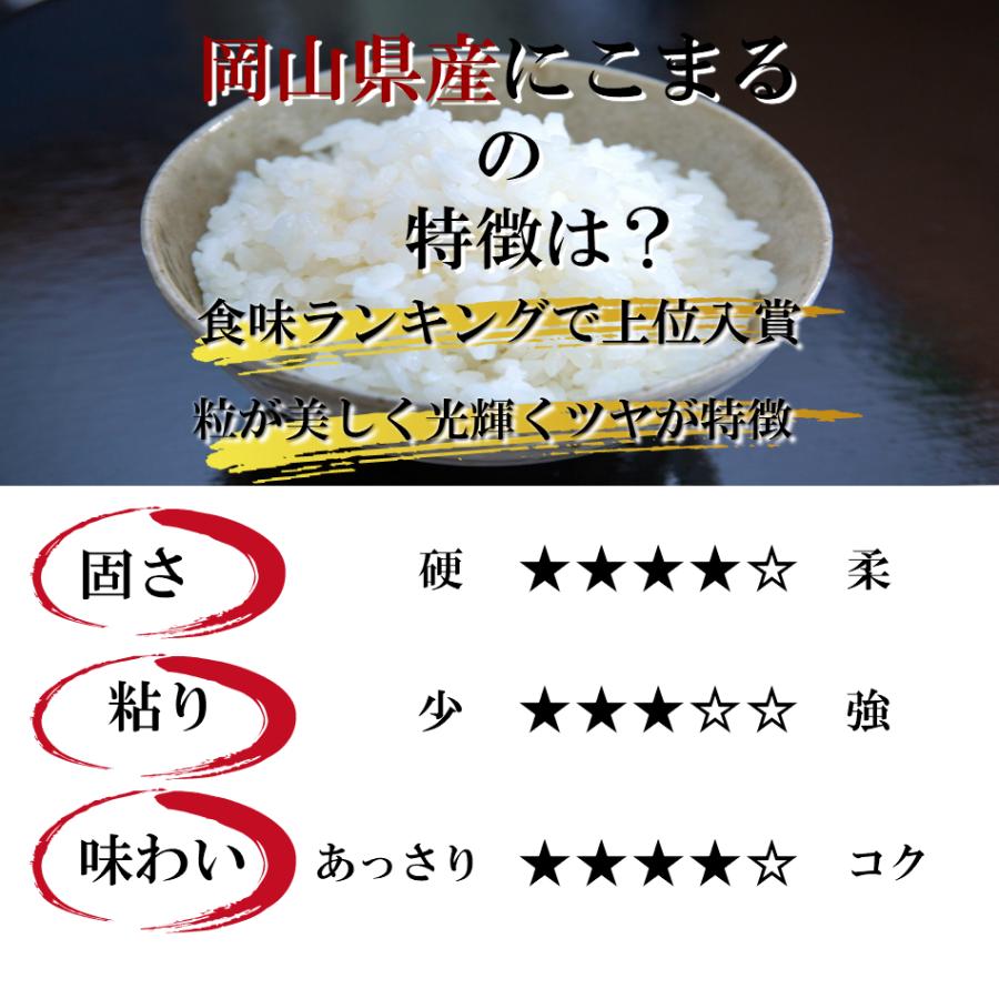 令和7年産 岡山県産 にこまる 450g (3合) 1袋 ポイント消化 白米 食品 