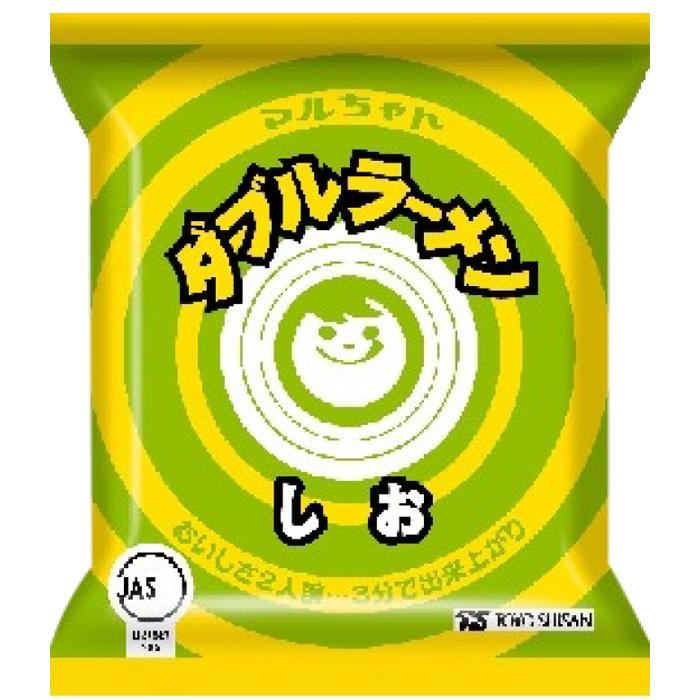 マルちゃん ダブルラーメン しお味 15袋セット / 送料込 北海道限定