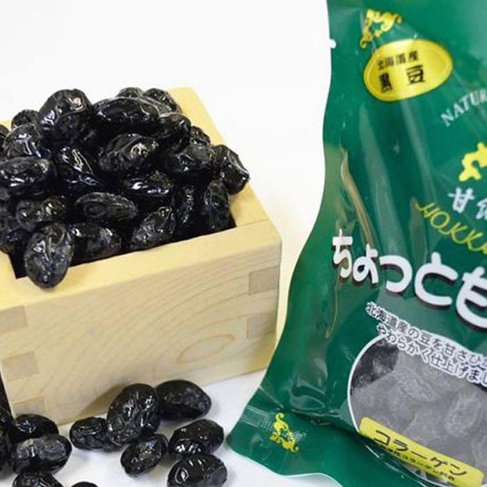 メール便 送料無料 北海道産黒豆使用 ちょっと甘いもの 170g×2袋 ガラクトオリゴ糖 国産 菓子 クロマメ 甘納豆 旭川（Yahoo!・北海道お土産通販くしろキッチン）