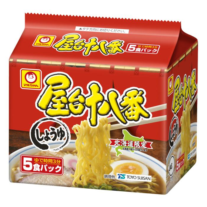 マルちゃん 屋台十八番 しょうゆ5食パック×6（1ケース） / 送料込