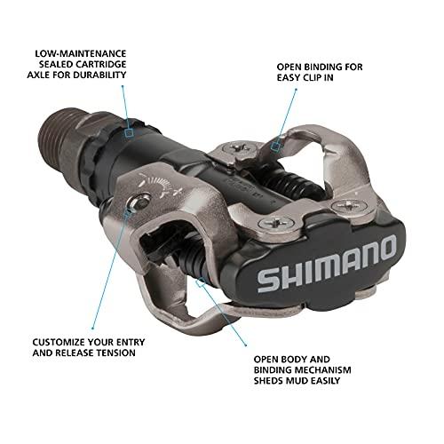 シマノ(SHIMANO) ペダル(SPD) PD-M520-L ブラック MTB SM-SH51クリート付属 EPDM520L｜968｜02