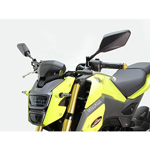 ハリケーン(HURRICANE) バイクミラー Vブレードミラー タイプ2 汎用 ブラック M8/M10 左右セット H・・・｜968｜03