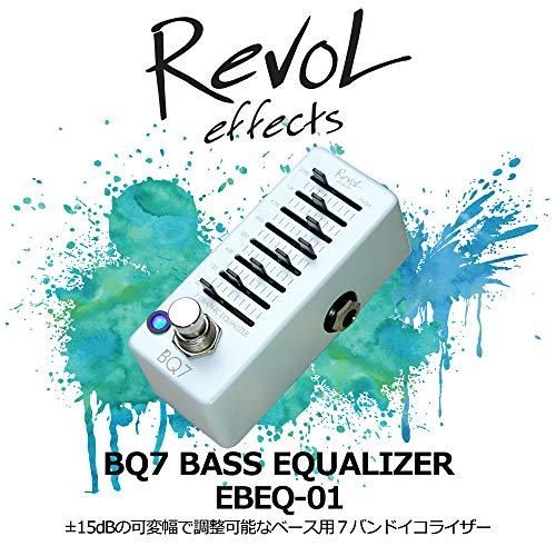 Revol effects レヴォルエフェクツ エフェクター ベース用 7バンドグラフィックイコライザー BQ7 EBEQ-01｜968｜03