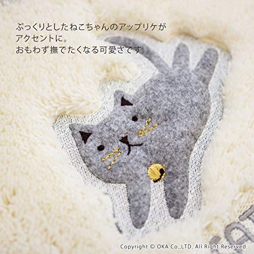 オカ(OKA) トイレマット アイボリー 約60cm×67cm キャットマ6 (ネコ 猫)｜968｜04