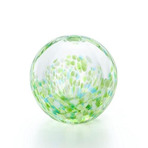 アデリア (ADERIA) 津軽びいどろ ふうけい 一輪挿し 夏の田園 日本製 化粧箱入 フラワーベース 花瓶 おしゃれ