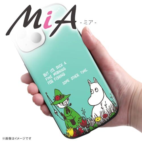 イングレム iPhone 15 ケース ムーミン/耐衝撃 カバー MiA/リトルミイ＆お花｜968｜03