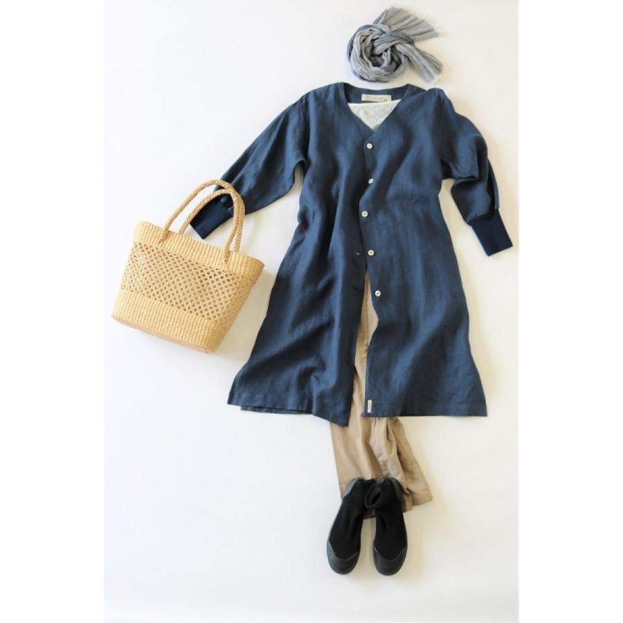 Kapoc Smock Frock カポック スモックフロック 麻 リネン 割烹着 スモック コート 天然素材 Kp 101 Kp 101 Kapoc公式 エプロンと割烹着のお店 通販 Yahoo ショッピング